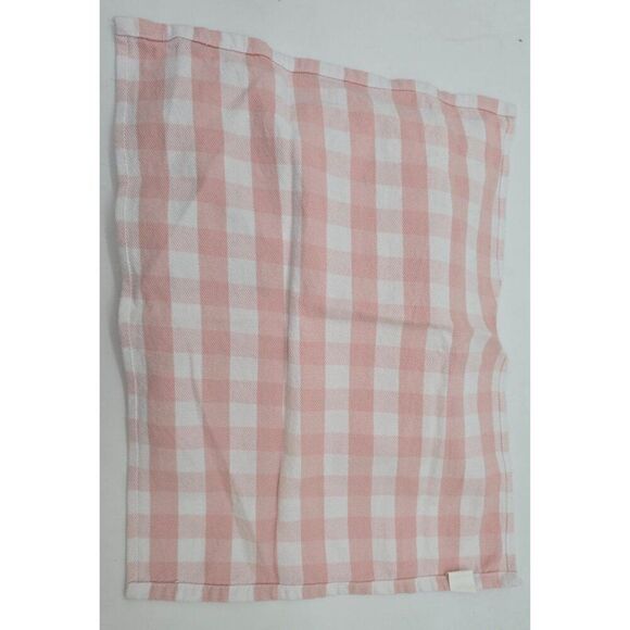 Set Of 4 Pink & White Checkered Cotton napkins - Picture 4 of 5